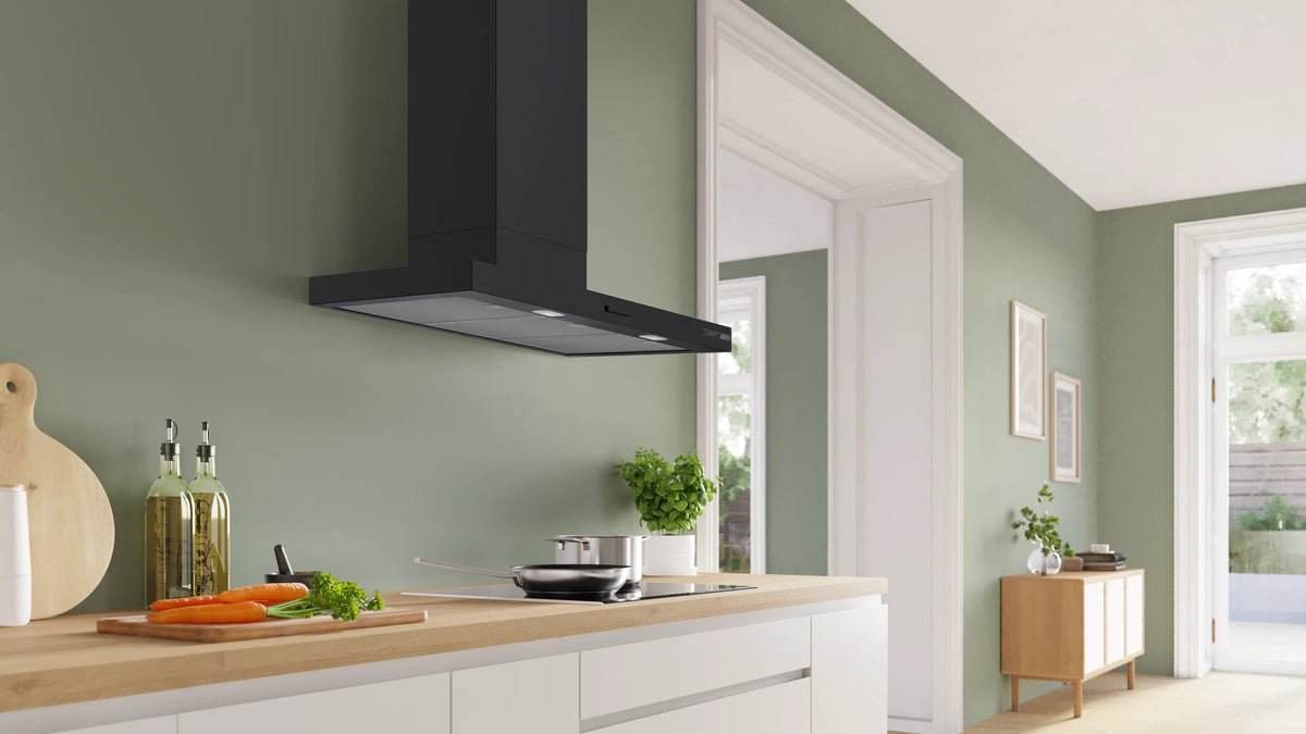 Bosch Series 4 90cm Canopy Rangehood Matt Black DWB95CC60A