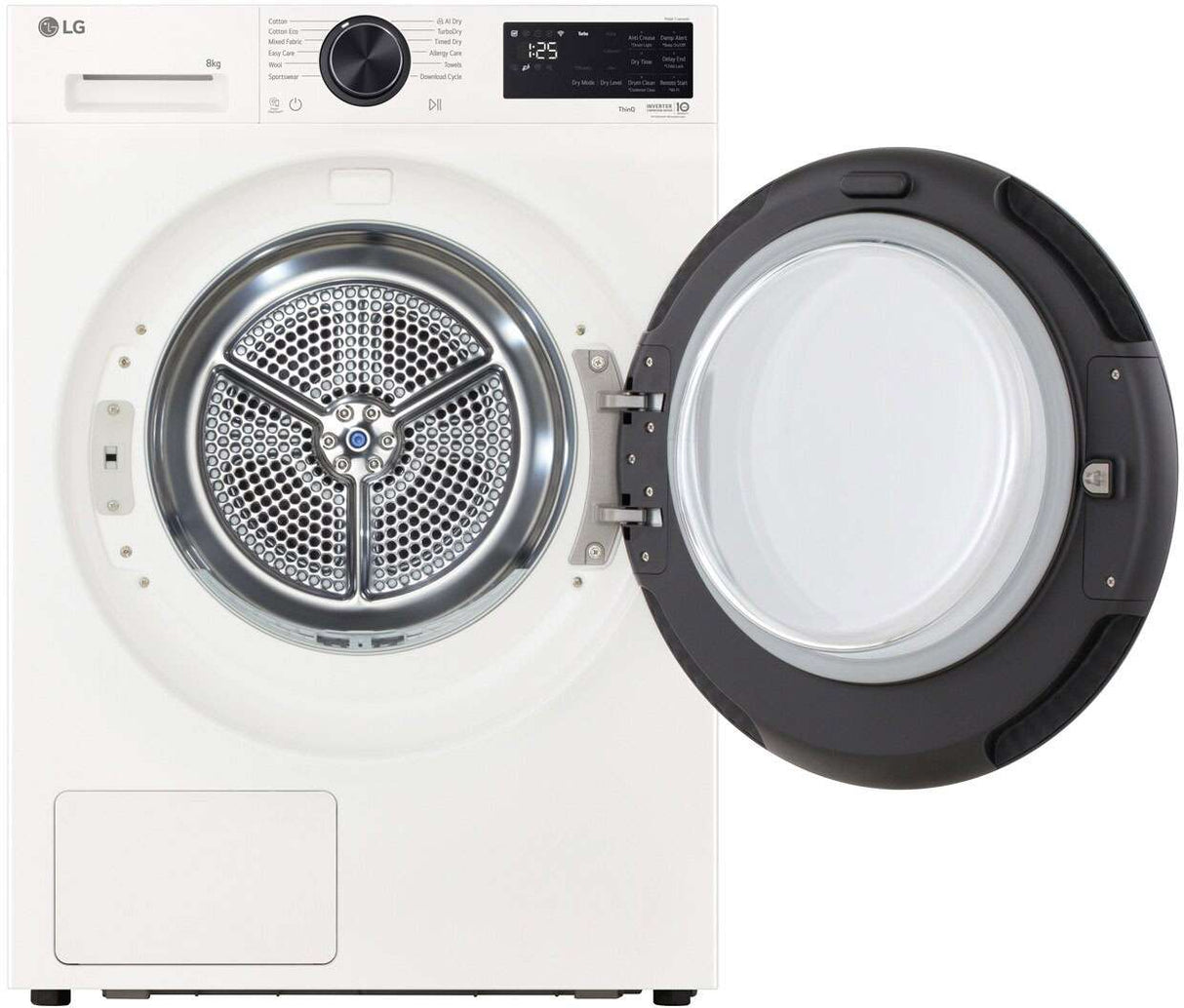 LG 8kg Series 3 Heat Pump Dryer DXH3-08W | Greater Sydney Only