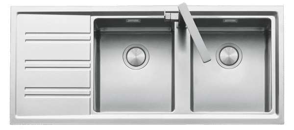 Abey Easy Double Bowl Inset Sink With Drainer EASY200R