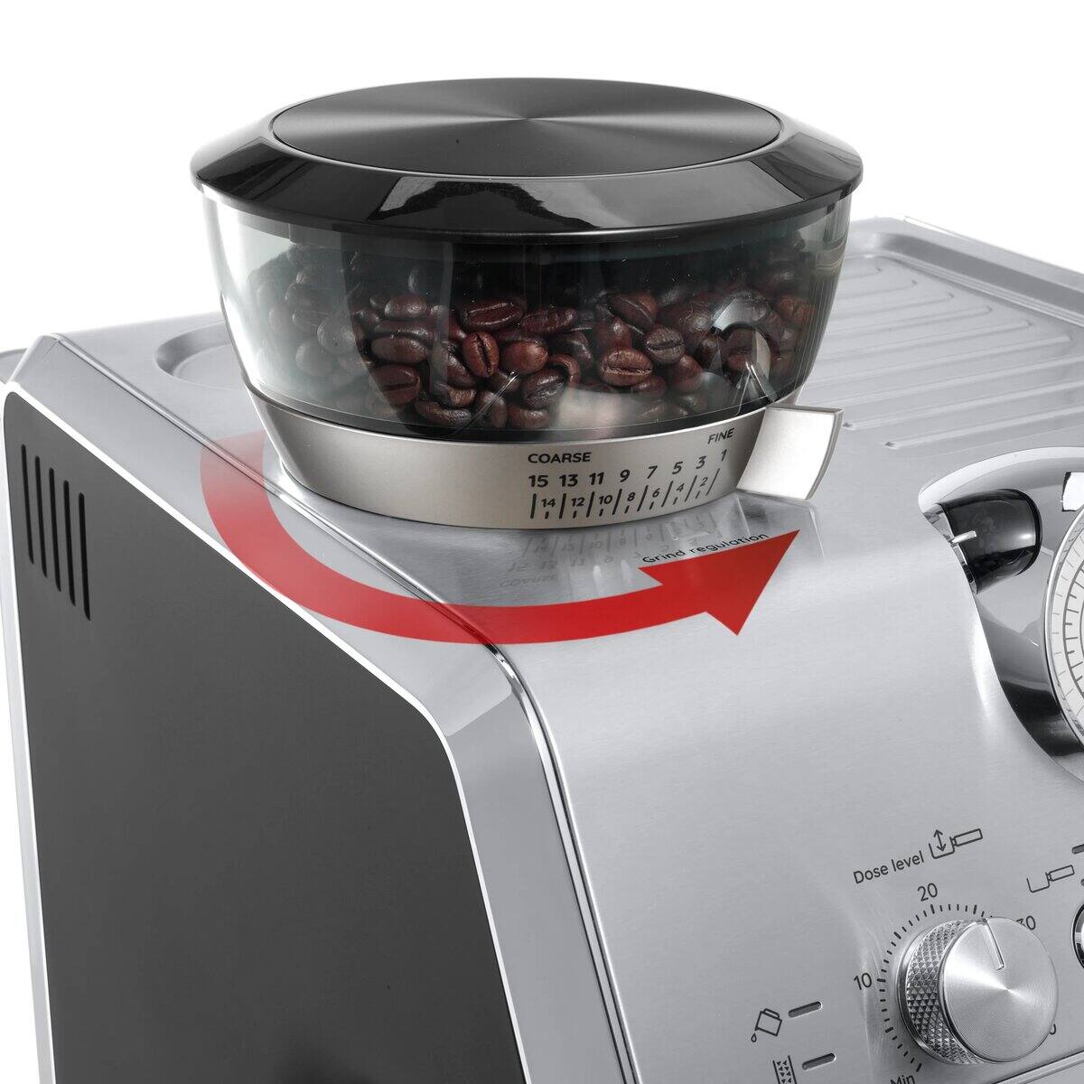 DeLonghi La Specialista Arte Manual Coffee Machine Metal Black EC9155MB2