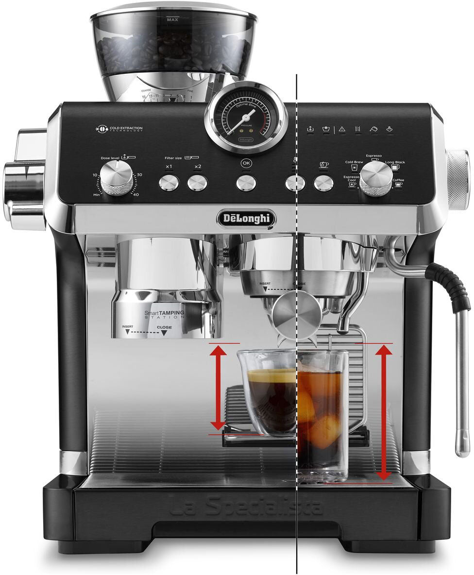 DeLonghi La Specialista Opera Manual Coffee Machine Black EC9555BK