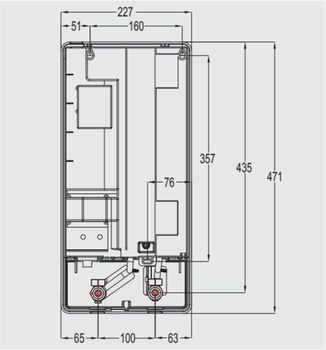 Rinnai Efinity 60°C 29kW Electric Continuous Flow Hot Water System ECF29i60