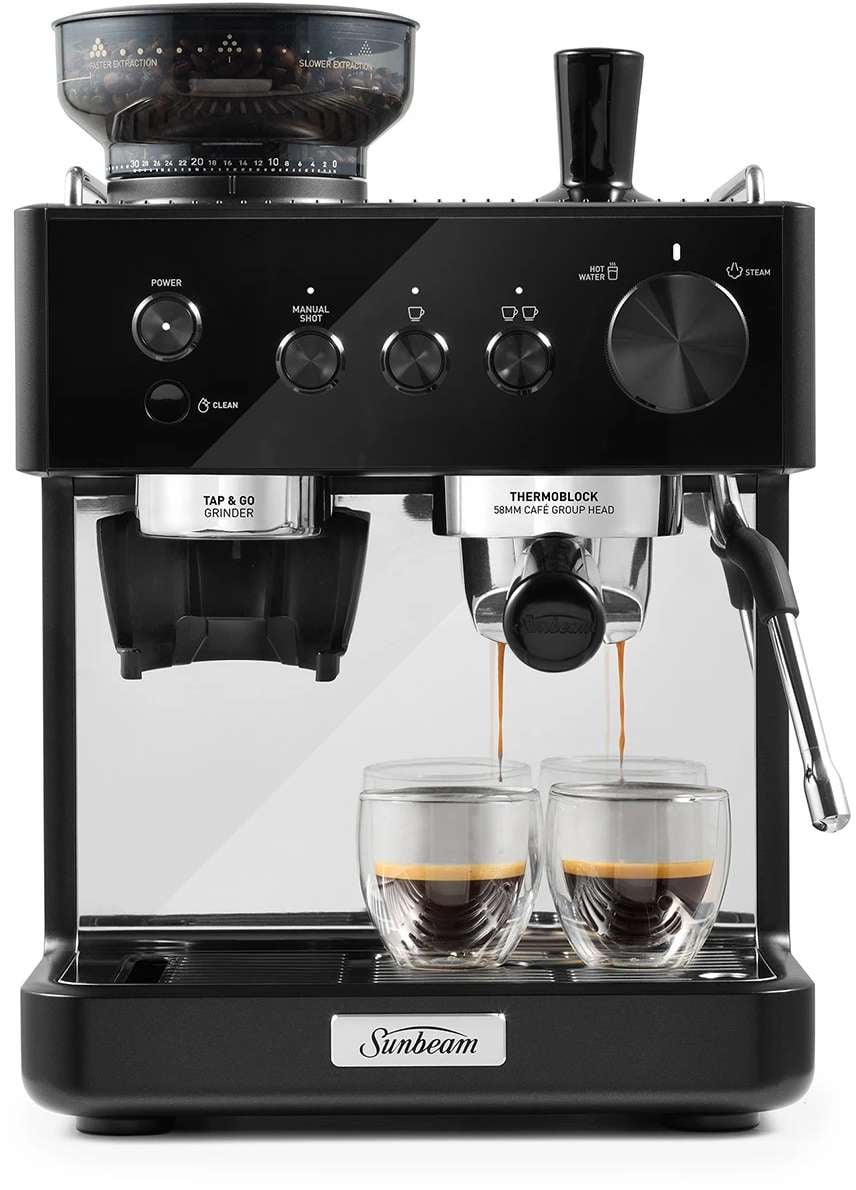 Sunbeam Origins Slimline Espresso Coffee Machine EMM5500BK