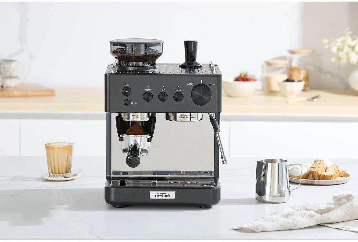 Sunbeam Origins Slimline Espresso Coffee Machine EMM5500BK