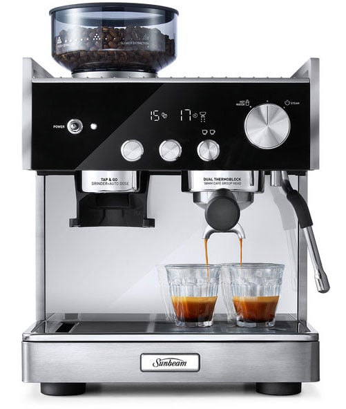 Sunbeam Origins Dual Espresso Coffee Machine EMM7300SS