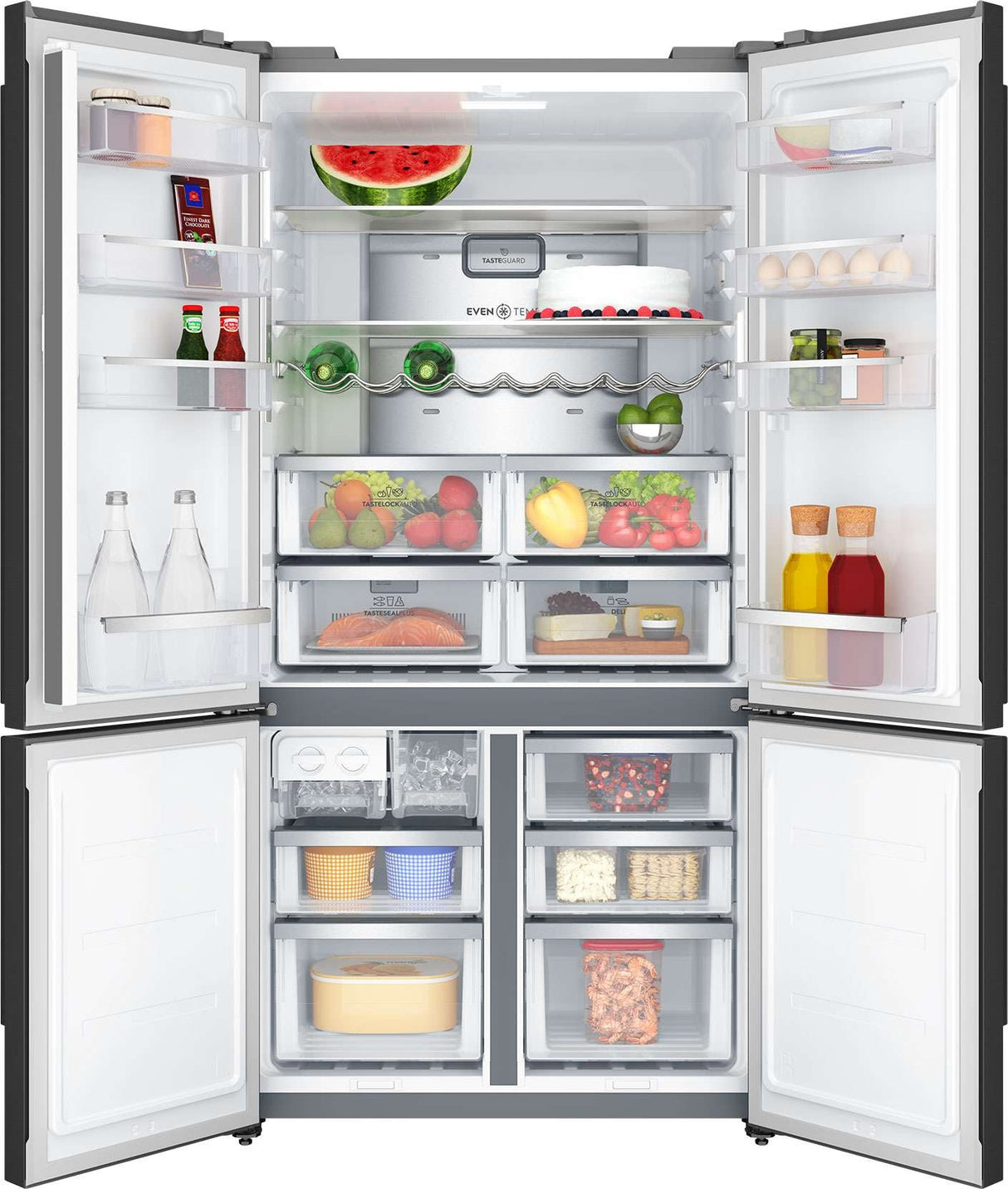 Electrolux 562L French Quad Door Refrigerator EQE5607BA | Greater Sydney Only