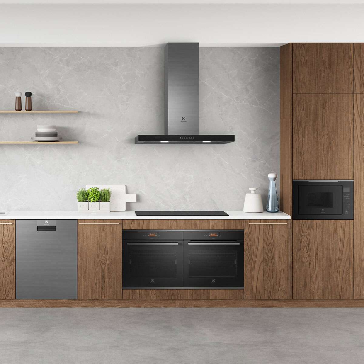 Electrolux 60cm Multifunction Electric Built-In Wall Oven EVE615DSE