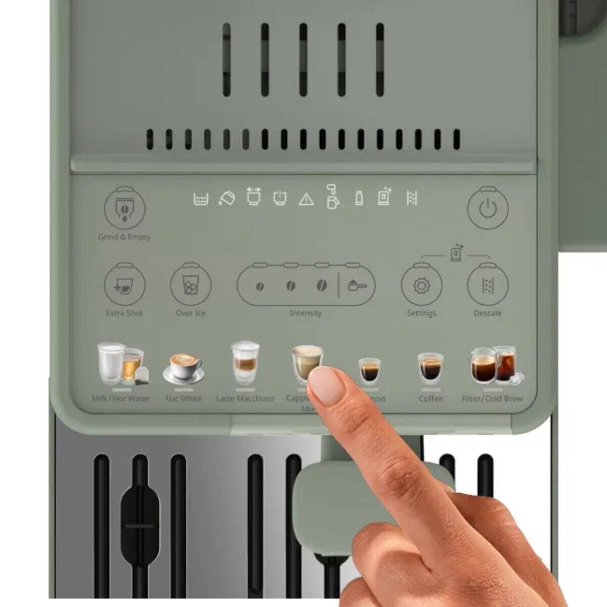 DeLonghi Rivelia Start Fully Automatic Coffee Machine Jade Green EXAM42056GR