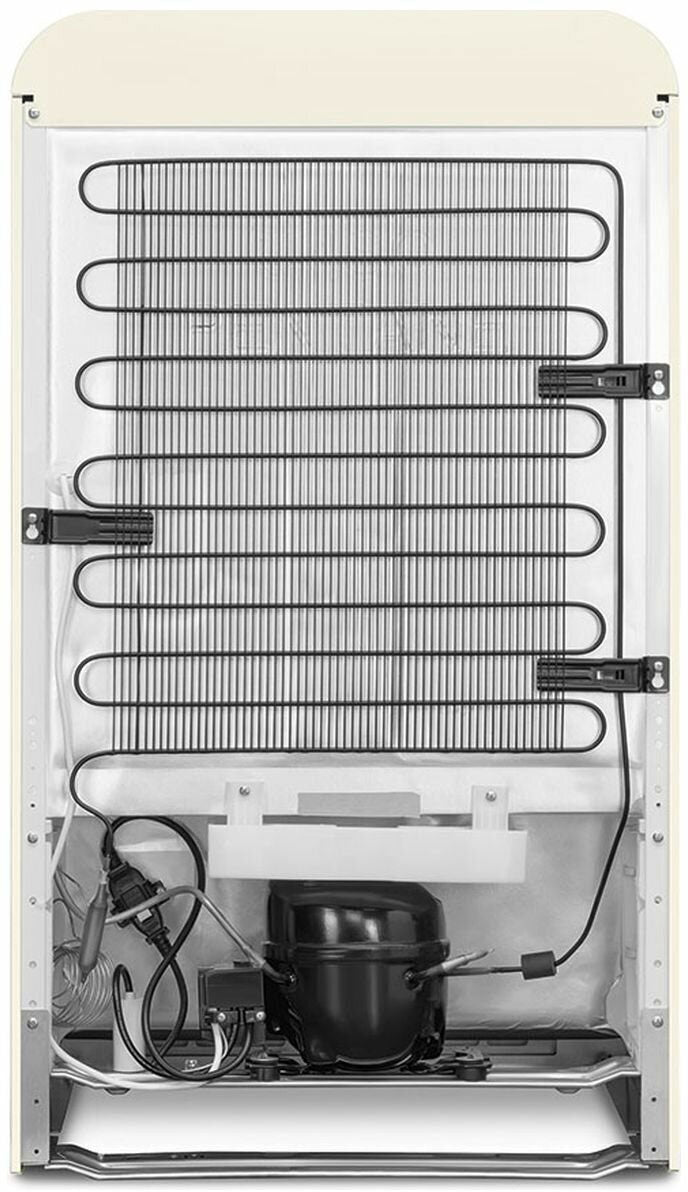 Smeg 135L FAB 50's Retro Style Bar Refrigerator Cream FAB10HLCR5AU