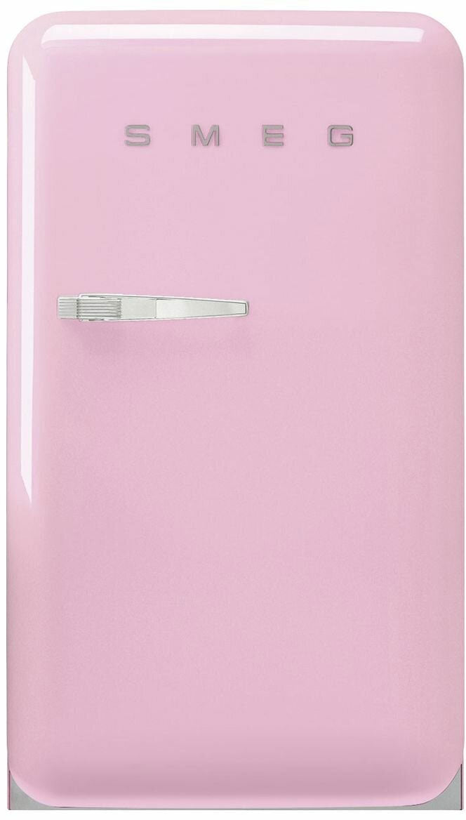 Smeg 135L FAB 50's Retro Style Bar Fridge Pink FAB10HRPK5