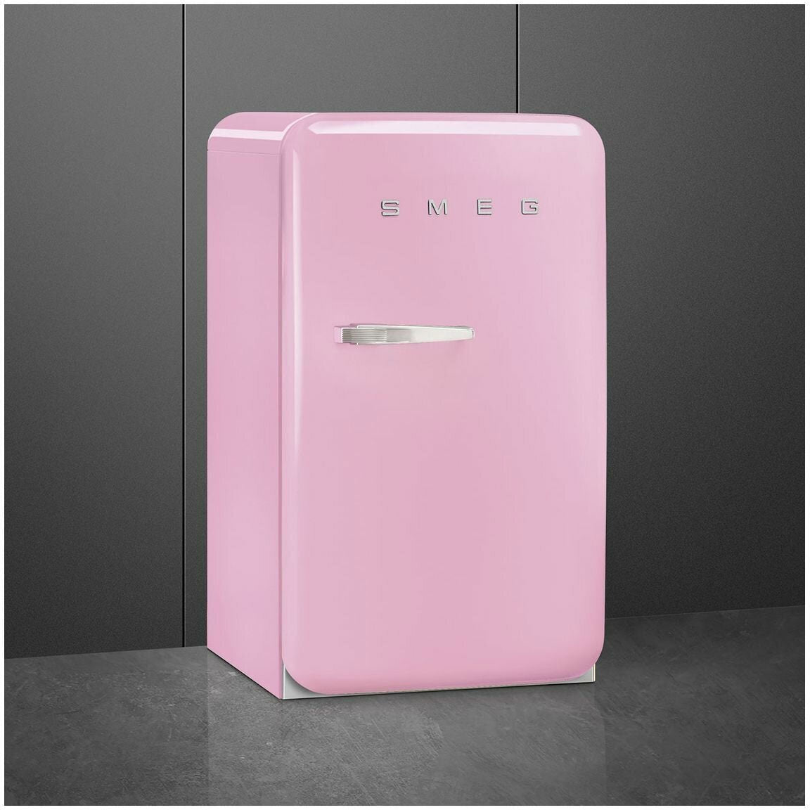 Smeg 135L FAB 50's Retro Style Bar Fridge Pink FAB10HRPK5