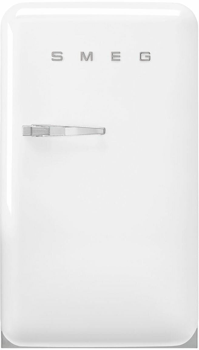 Smeg 135L FAB 50's Retro Style Bar Fridge White FAB10HRWH5