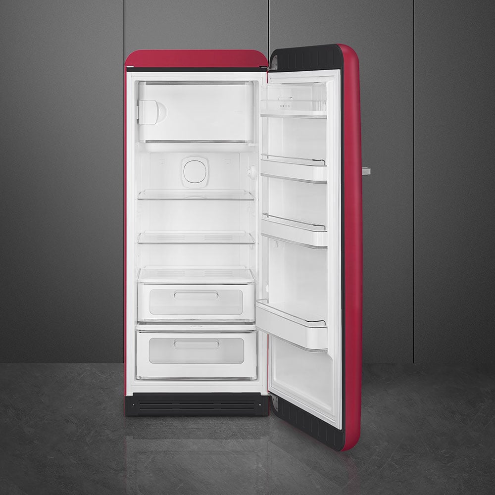 Smeg 270L 50's Retro Refrigerator Ruby Red FAB28RDRB5 | Greater Sydney Only