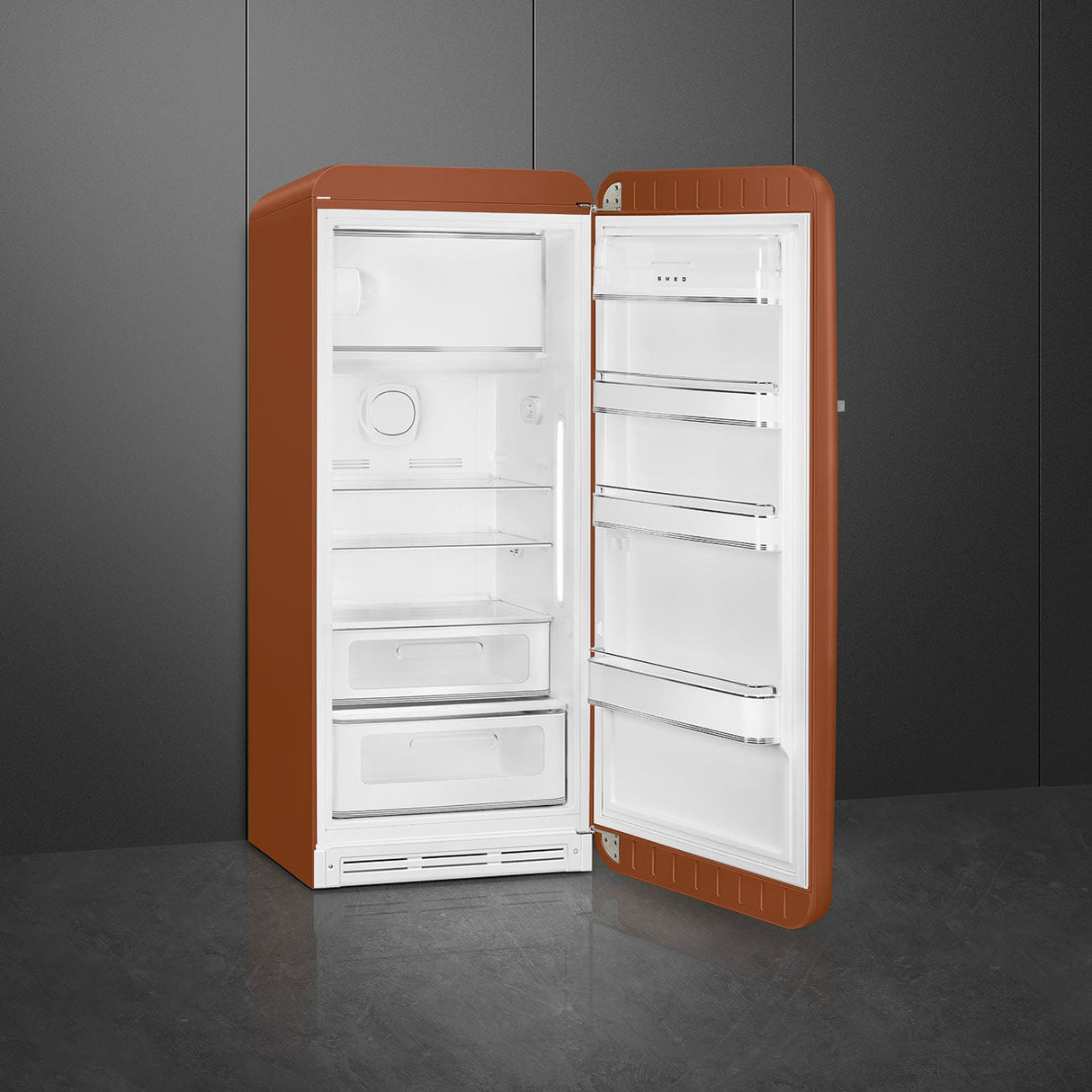 Smeg 270L 50's Retro Refrigerator Rust FAB28RDRU5 | Greater Sydney Only