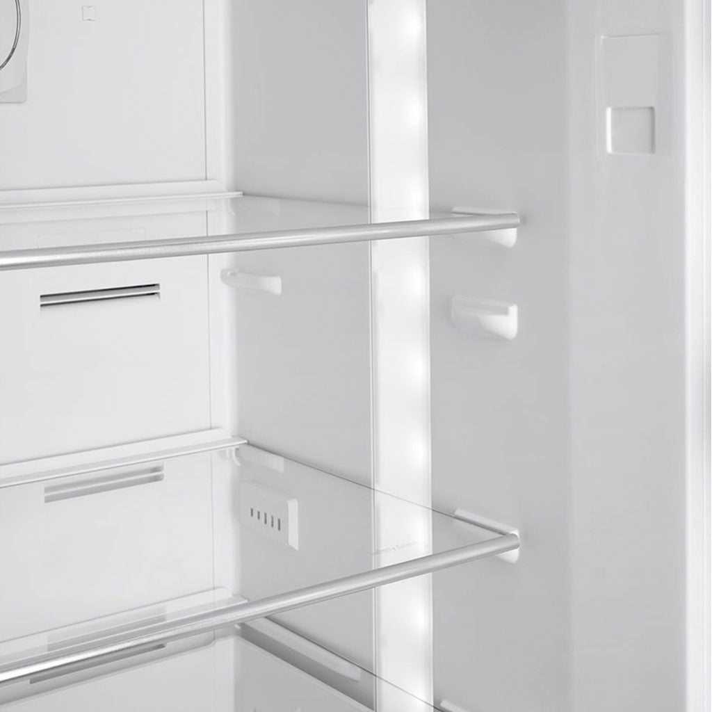 Smeg 331L 50's Bottom Mount Refrigerator Black FAB32LBL5AU | Greater Sydney Only