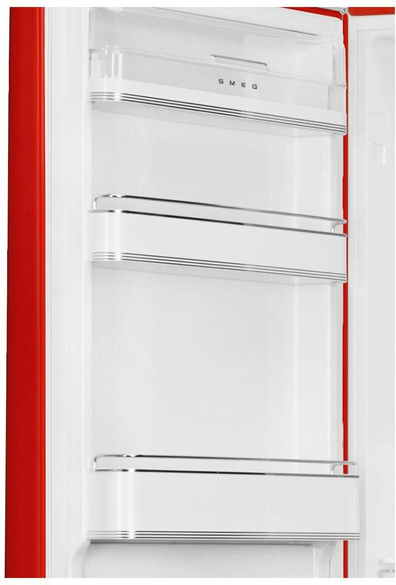 Smeg 331L 50's Bottom Mount Refrigerator Red FAB32LRD5AU | Greater Sydney Only
