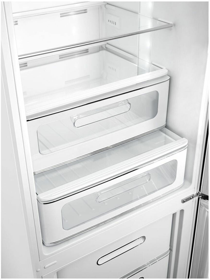 Smeg 331L 50's Bottom Mount Refrigerator White FAB32RWH5AU | Greater Sydney Only