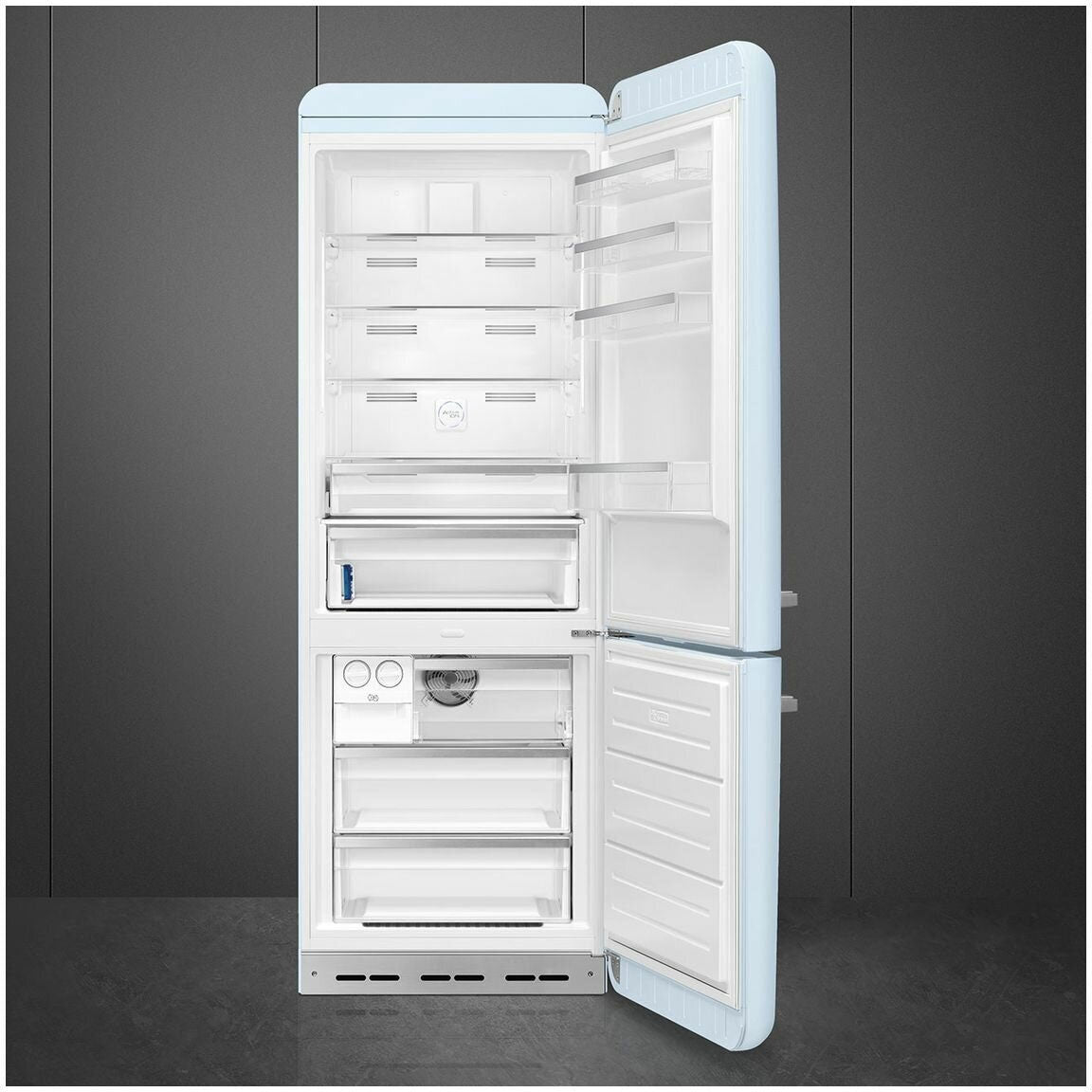 Smeg 481L 50's Bottom Mount Refrigerator FAB38RPB5AU | Greater Sydney Only