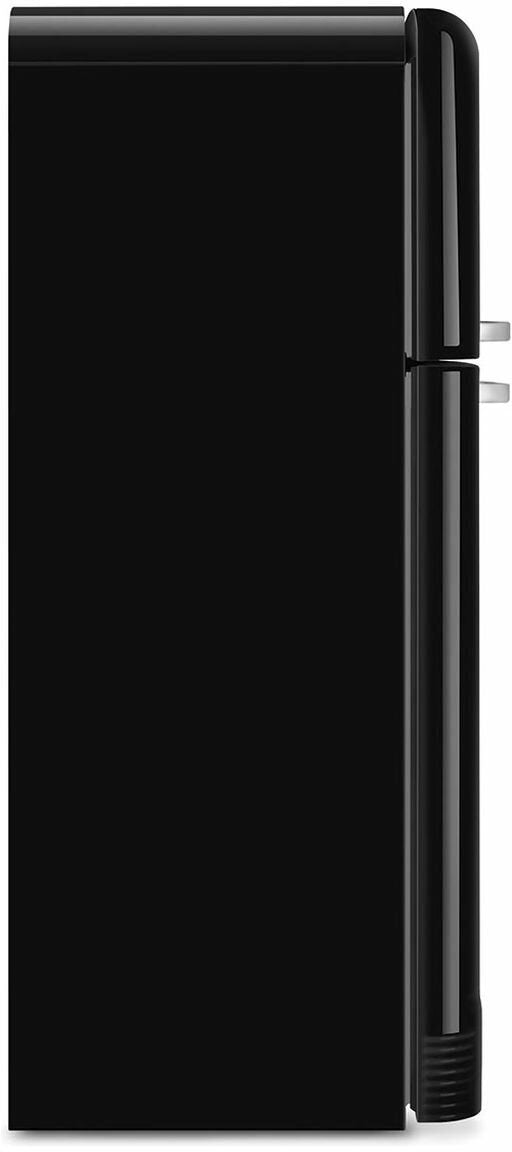 Smeg 524L 50's Top Mount Refrigerator Black FAB50RBL5AU | Greater Sydney Only