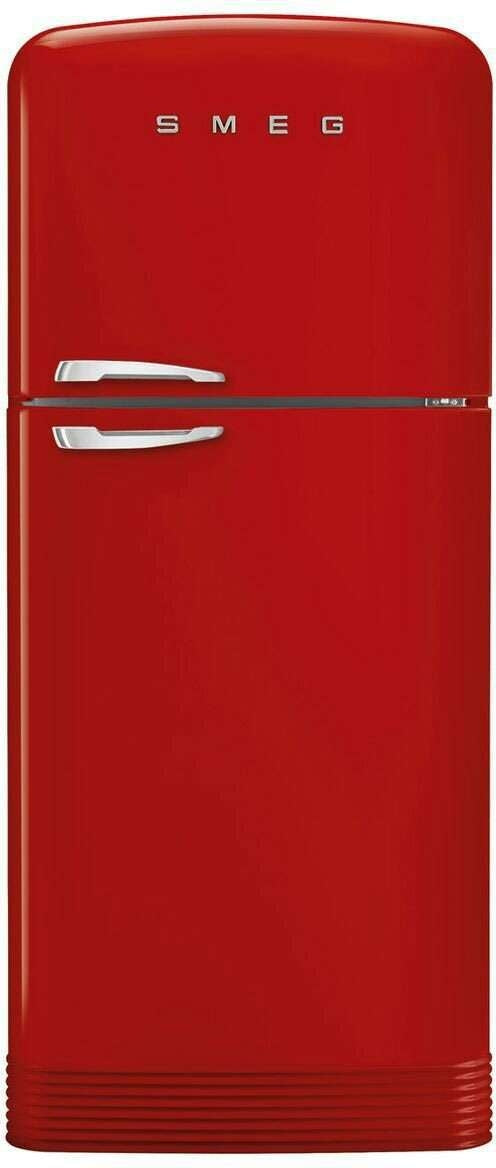 Smeg 524L 50's Top Mount Refrigerator Red FAB50RRD5AU | Greater Sydney Only