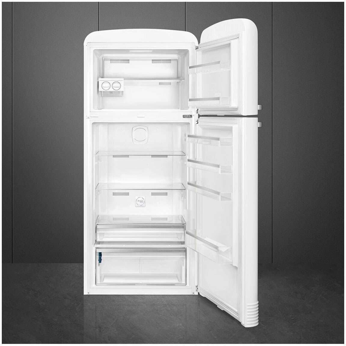 Smeg 524L 50's Top Mount Refrigerator White FAB50RWH5AU | Greater Sydney Only