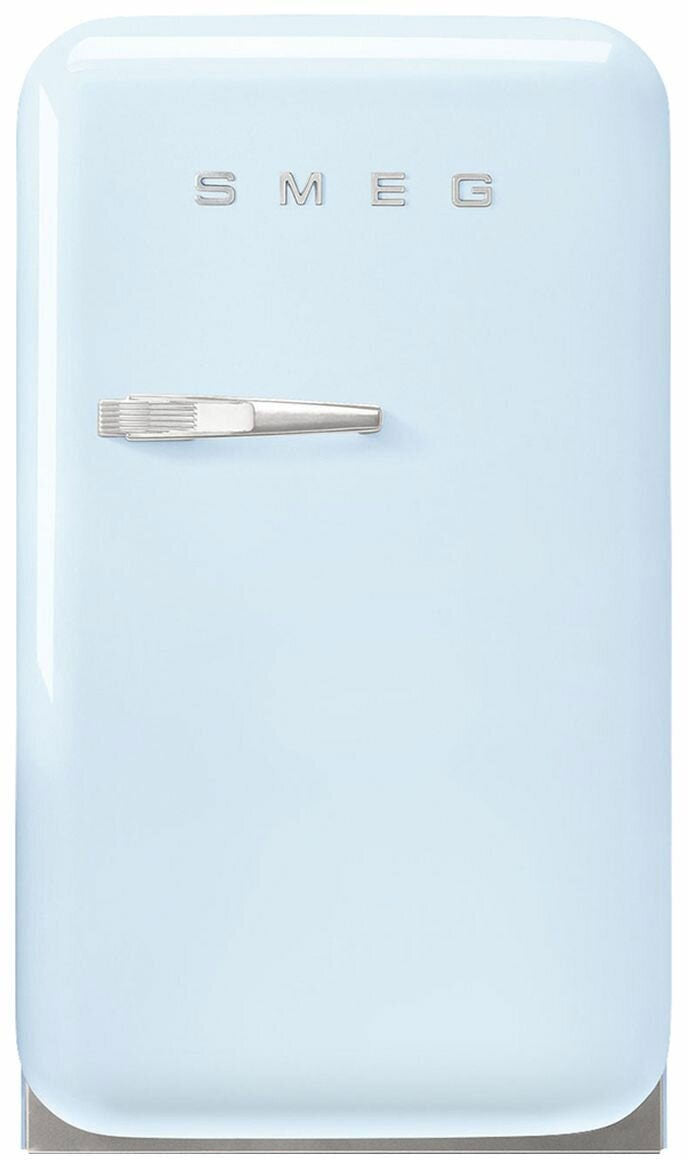 Smeg 34L FAB 50's Retro Style Bar Fridge Pastel Blue FAB5RPB5AU