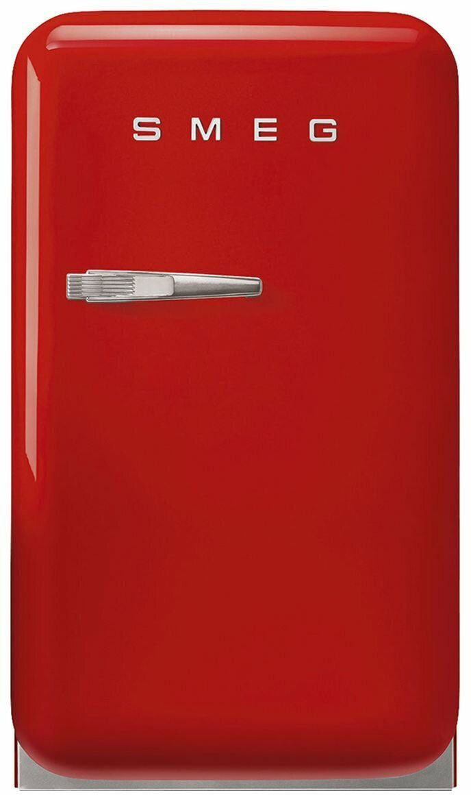 Smeg 34L FAB 50's Retro Style Bar Fridge Red FAB5RRD5AU