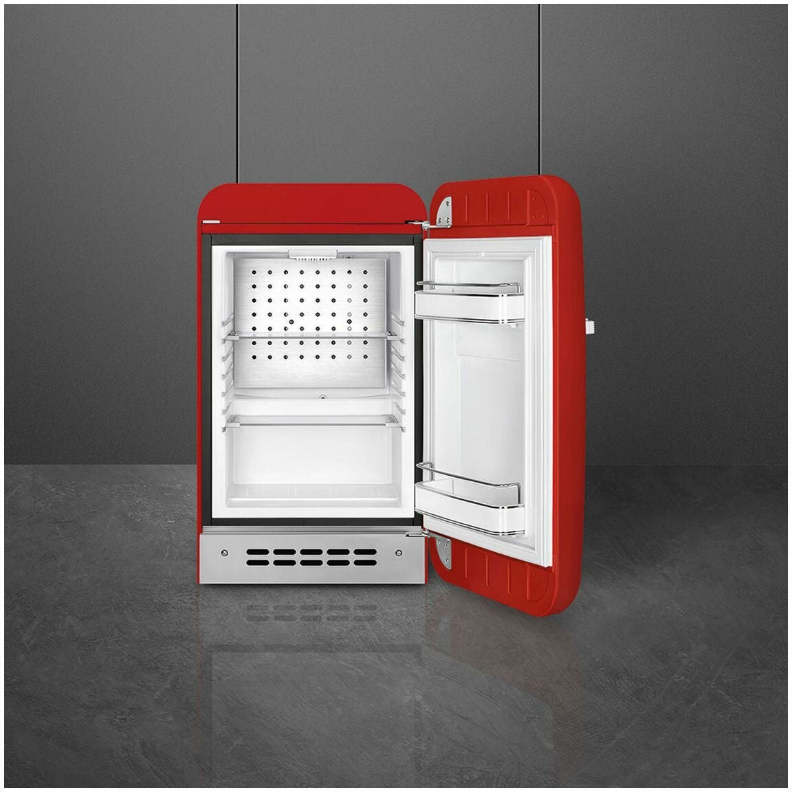Smeg 34L FAB 50's Retro Style Bar Fridge Red FAB5RRD5AU