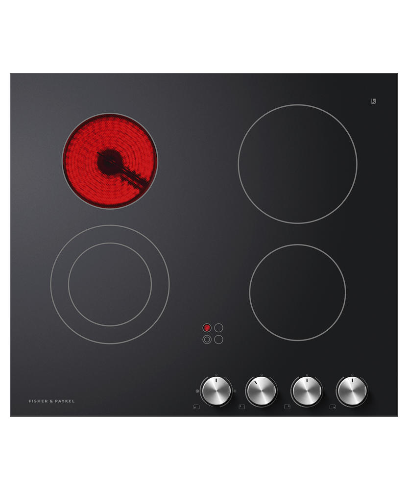 Fisher & Paykel 60cm Black Ceramic Glass Electric Cooktop CE604CBX2