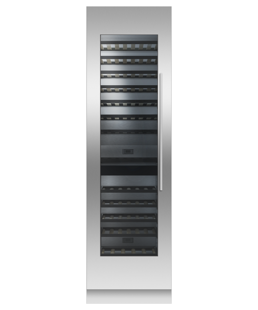 Fisher & Paykel 91 Bottle Wine Cabinet Fridge RS6121VL2K1 with door panel