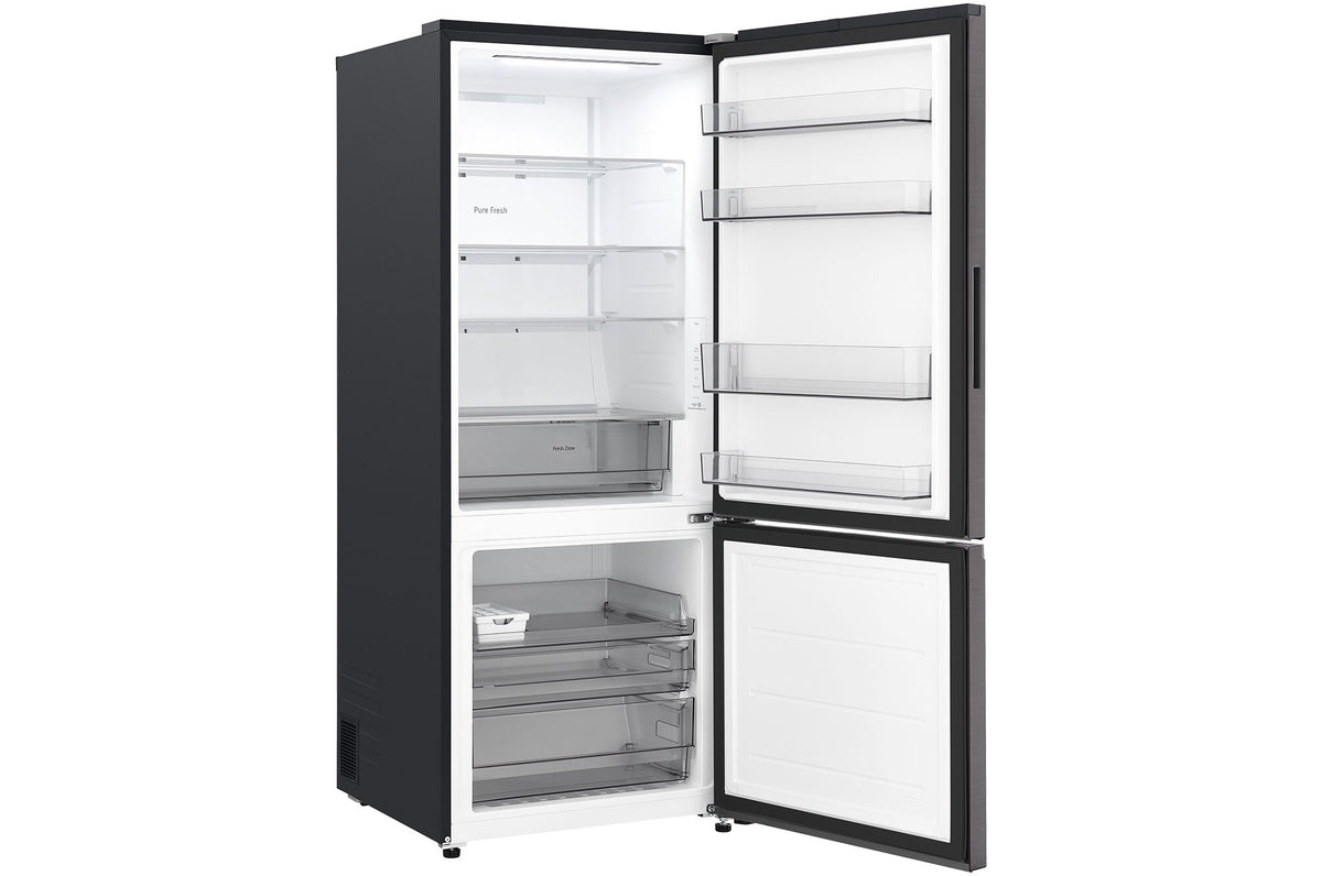 LG 436L Fit&Max Zero Clearance Bottom Mount Refrigerator Black GB-B400BS | Greater Sydney Only