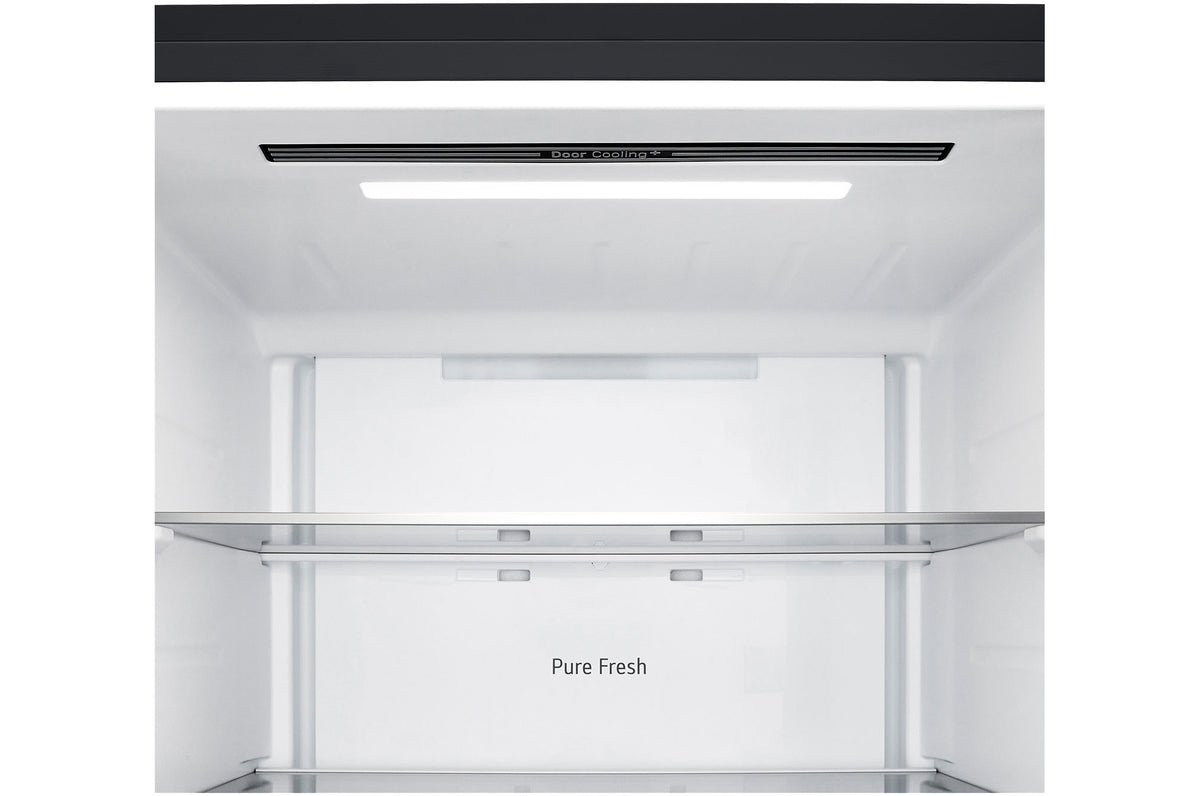 LG 436L Fit&Max Zero Clearance Bottom Mount Refrigerator Black GB-B400BS | Greater Sydney Only