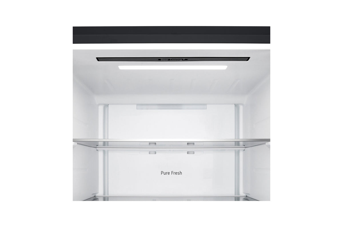 LG 436L Fit&Max Zero Clearance Bottom Mount Refrigerator Matte Black GB-B400MB | Greater Sydney Only