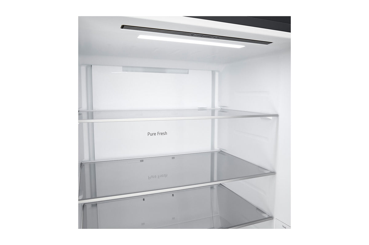 LG 436L Fit&Max Zero Clearance Bottom Mount Refrigerator Matte Black GB-B400MB | Greater Sydney Only