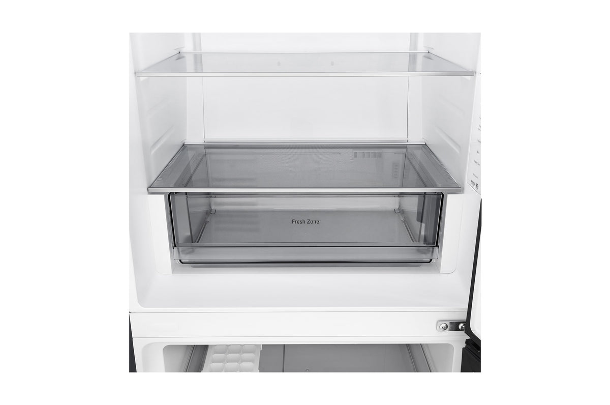 LG 436L Fit&Max Zero Clearance Bottom Mount Refrigerator Matte Black GB-B400MB | Greater Sydney Only