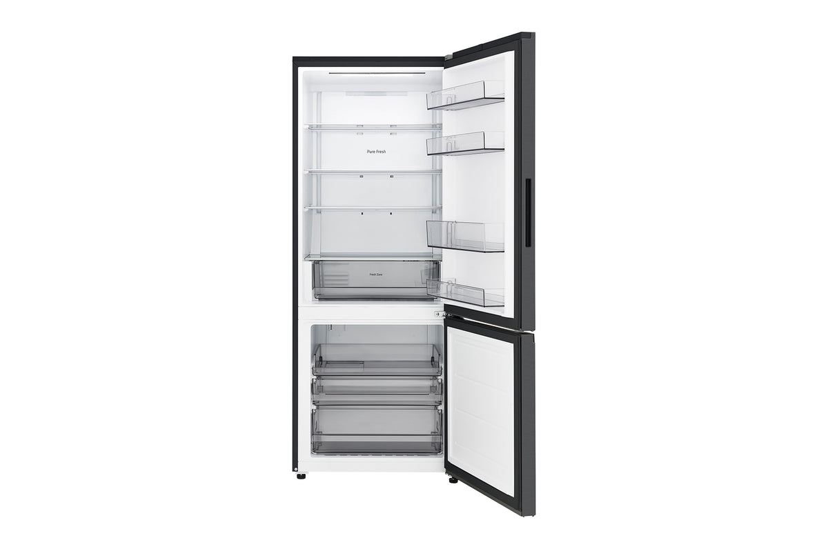 LG 436L Fit&Max Zero Clearance Bottom Mount Refrigerator Matte Black GB-B400MB | Greater Sydney Only