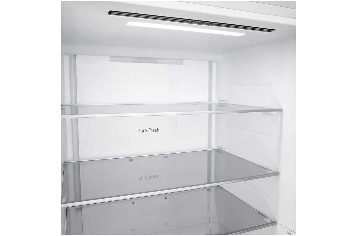 LG 436L Fit&Max Zero Clearance Bottom Mount Refrigerator Matte White GB-B400MW | Greater Sydney Only