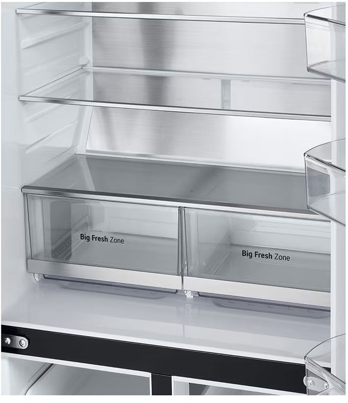 LG 530L French Door Refrigerator Matte Black GF-B505MBL | Greater Sydney Only