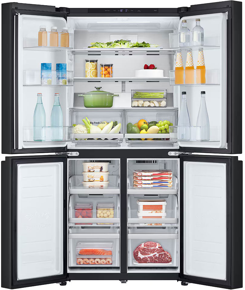 LG 530L French Door Refrigerator Matte Black GF-B505MBL | Greater Sydney Only