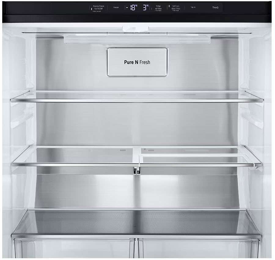 LG 506L French Door Refrigerator Matte Black GF-L500MBL | Greater Sydney Only