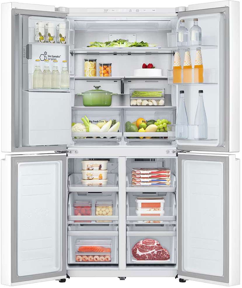 LG 506L French Door Refrigerator Matte White GF-L500MWH | Greater Sydney Only