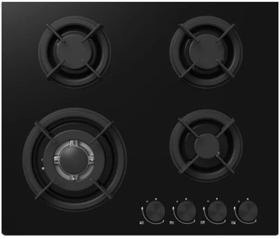 Casa 60cm Gas on Glass 4 Burners Cooktop GHB160CA