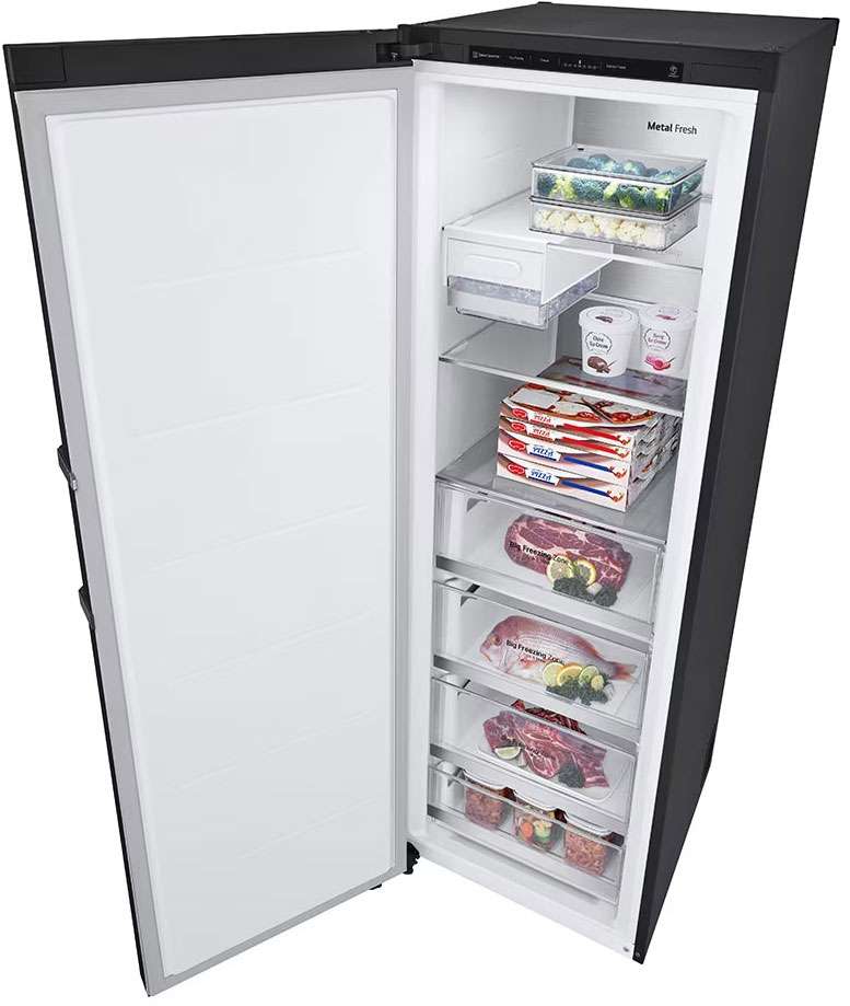 LG 324L Upright Pigeon Pair Freezer GP-F324MBL | Greater Sydney Only