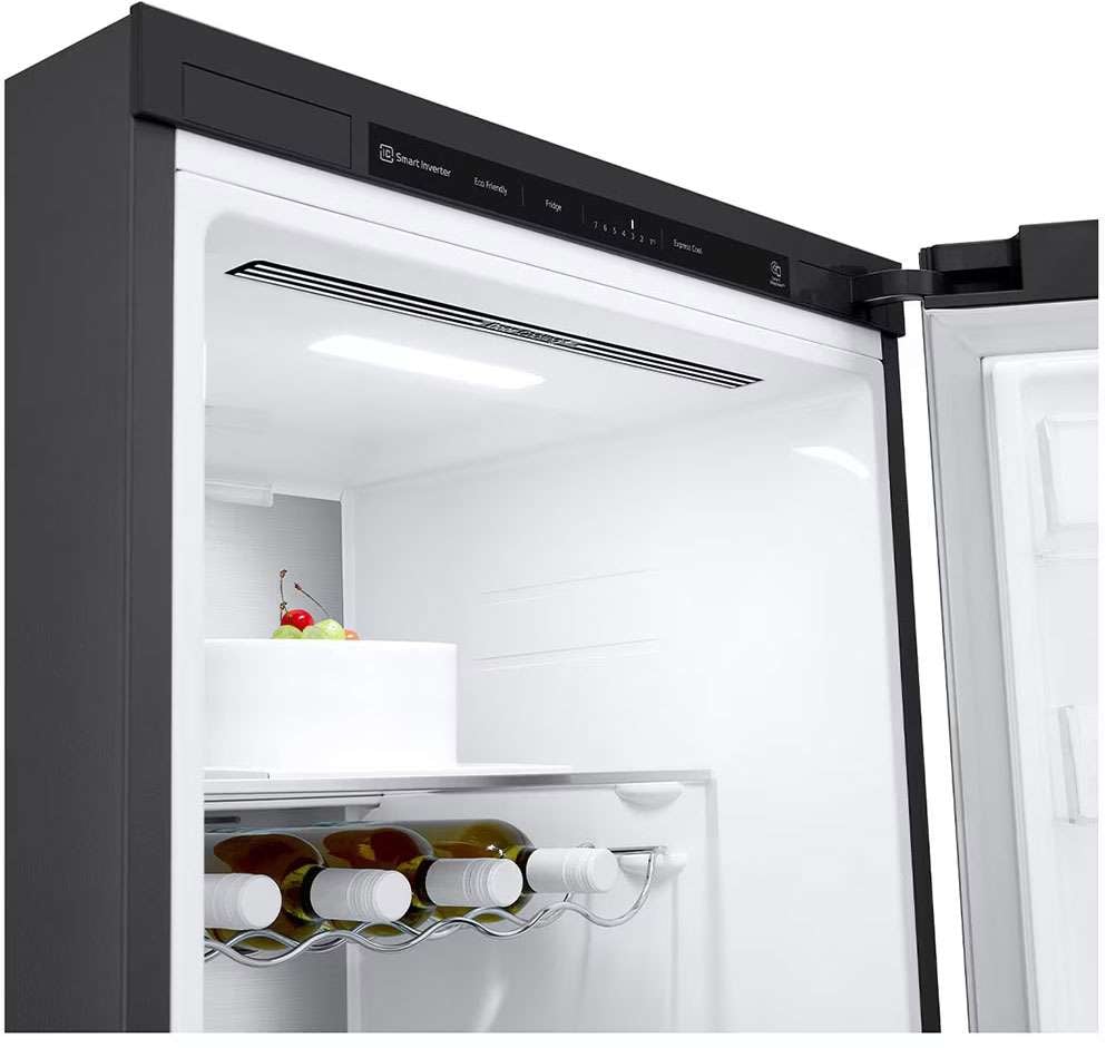 LG 386L Upright Pigeon Pair Refrigerator GP-R386MBL | Greater Sydney Only