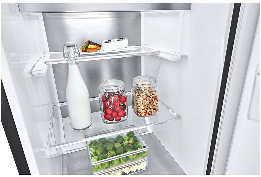 LG 386L Upright Pigeon Pair Refrigerator GP-R386MBL | Greater Sydney Only