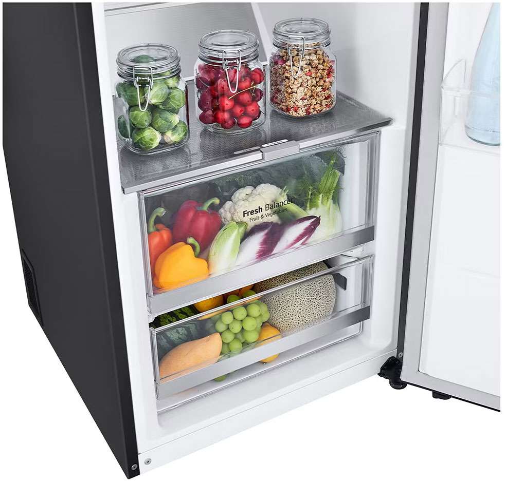 LG 386L Upright Pigeon Pair Refrigerator GP-R386MBL | Greater Sydney Only