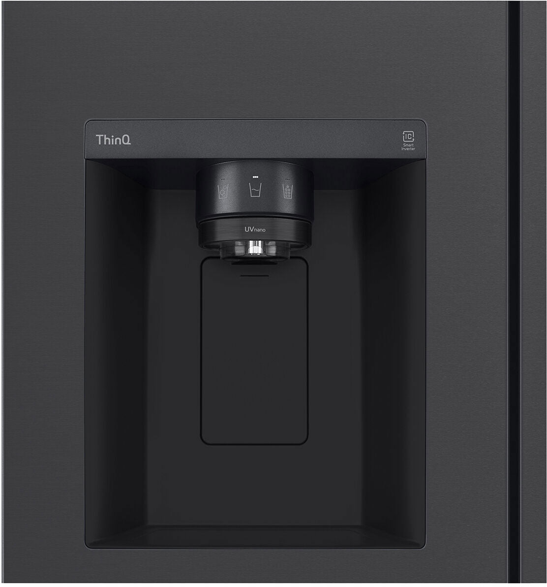 LG 635L Side by Side Refrigerator Matte Black GS-L600MBL | Greater Sydney Only