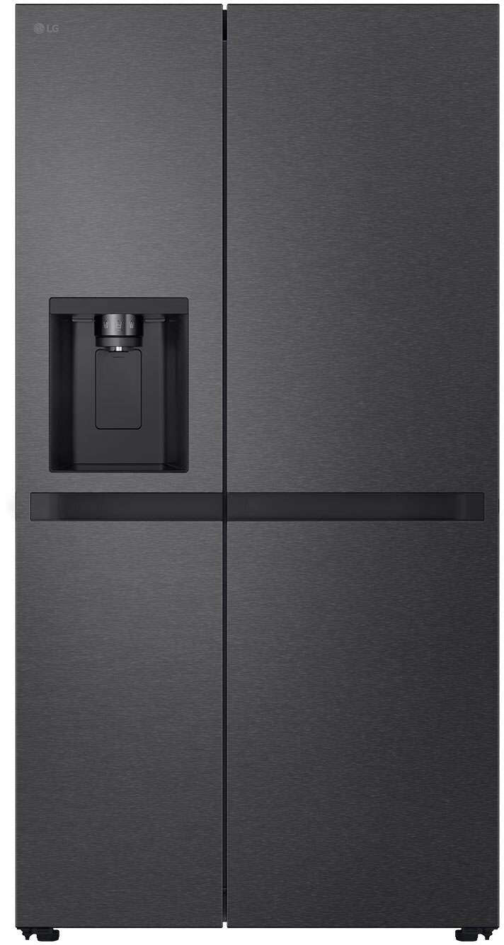 LG 641L Side by Side Refrigerator Matte Black GS-N599MBL | Greater Sydney Only