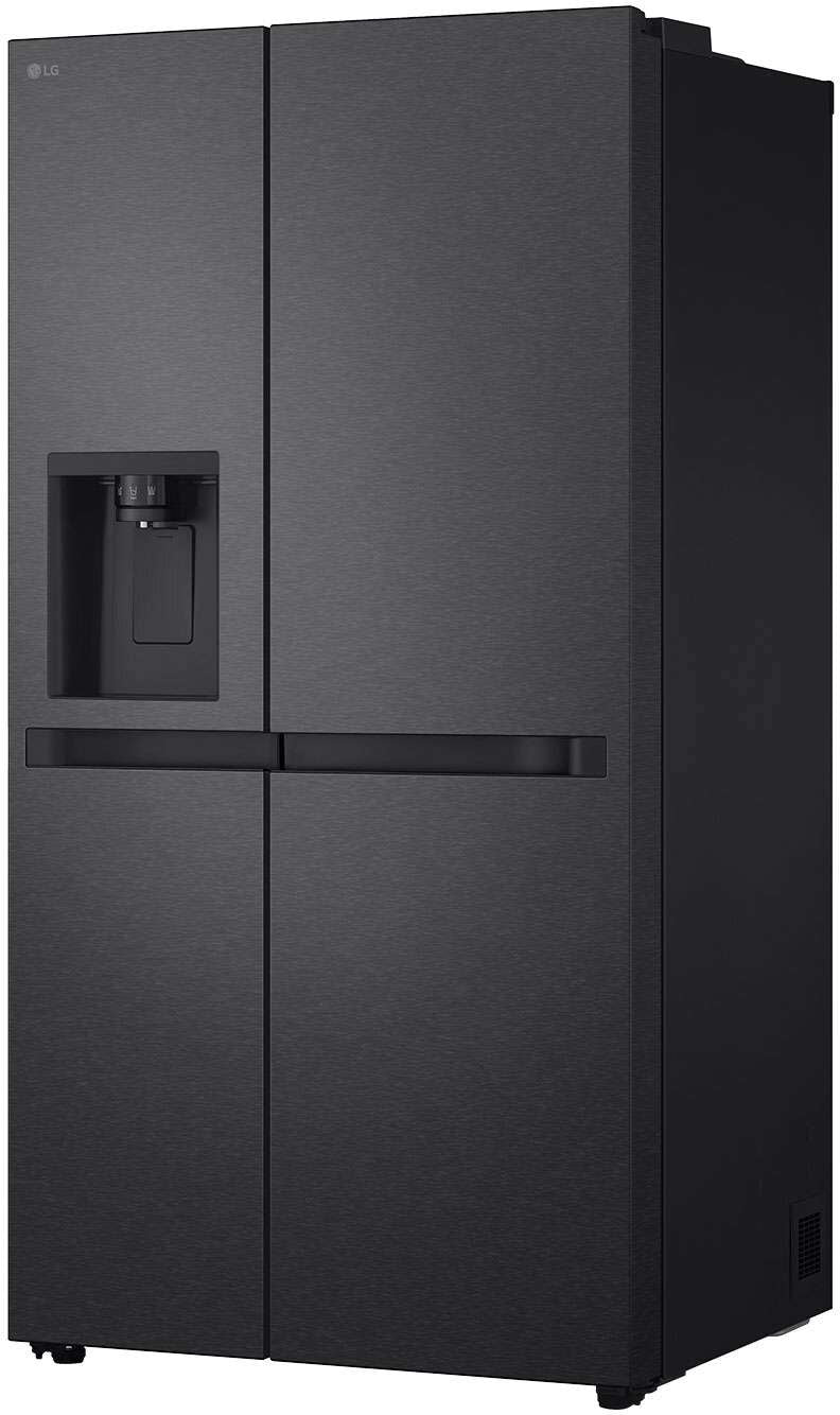 LG 641L Side by Side Refrigerator Matte Black GS-N599MBL | Greater Sydney Only