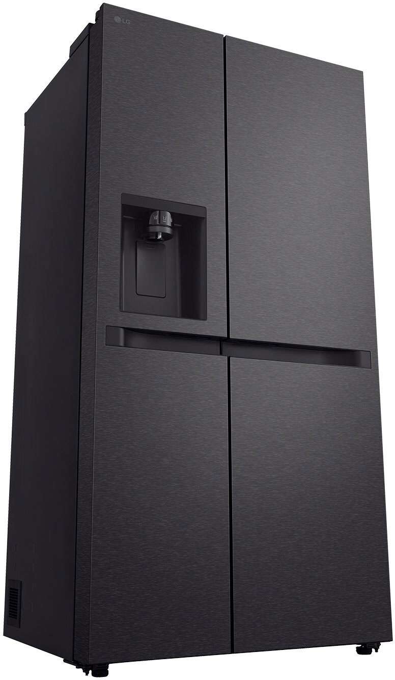 LG 641L Side by Side Refrigerator Matte Black GS-N599MBL | Greater Sydney Only